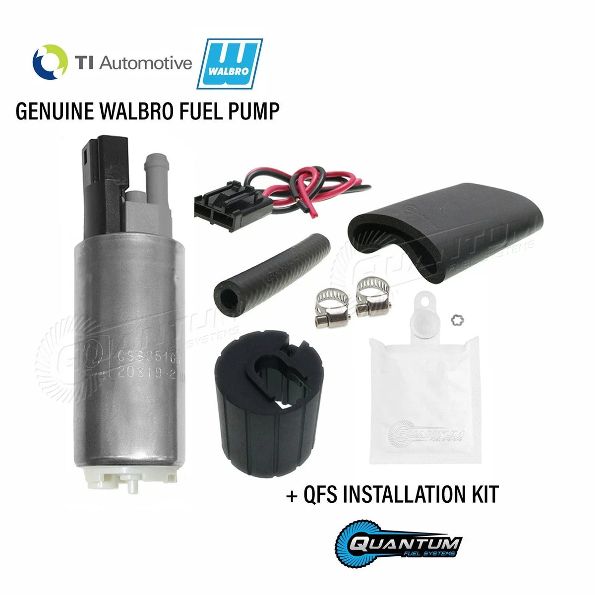 Walbro/Ti Fuel Pump GSS341 255LPH for Install
