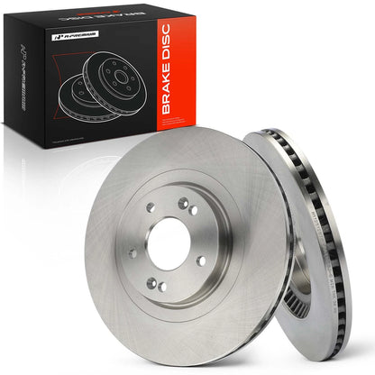 2X Disc Brake Rotor Front for Hyundai Santa Fe, Kia Sorento (2014–2020) 32051052F, BR901184, 12151052