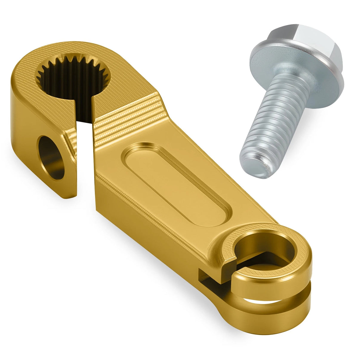 Yellow Clutch Release Arm w/ Bolt for Suzuki RM80 RM85 RM125 RM250 (23271-20902, 01500-0616A)