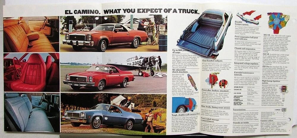 Original Dealer Brochure for 1977 Chevrolet Chevy El Camino
