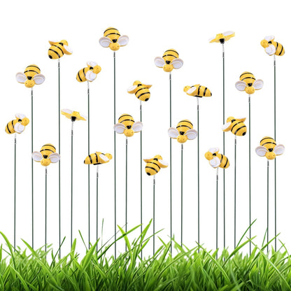 20pcs Bee Garden Stakes for Garden Decor (2023)