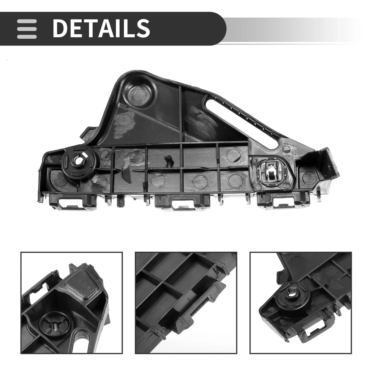 1pc Left Front Bumper Retainer Bracket No. 521160K110 for Toyota Hilux Revo (2015–2023)