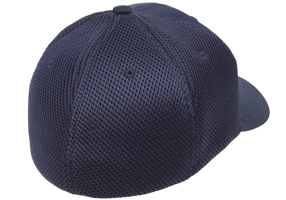 Flexfit Airmesh Fitted Trucker Hat for Unisex (Small-Medium) - Navy