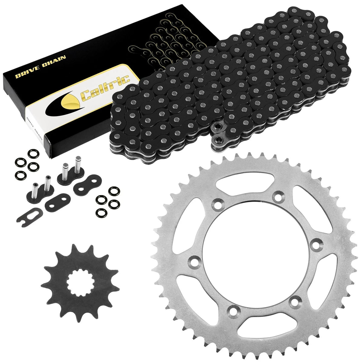 Black O-Ring Drive Chain & Sprockets Kit for Yamaha YZ450F (2007–2009, 2014–2015) EG2190FS125XO
