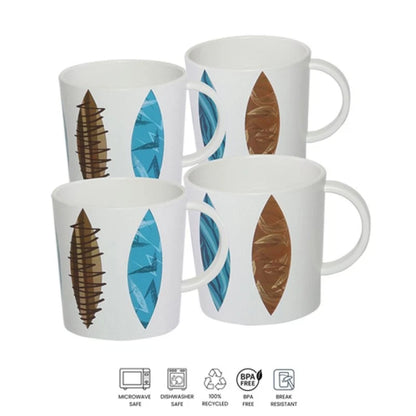 Set of 4 Recycled Plastic Camping Cups for PLS Marquise (ME483)