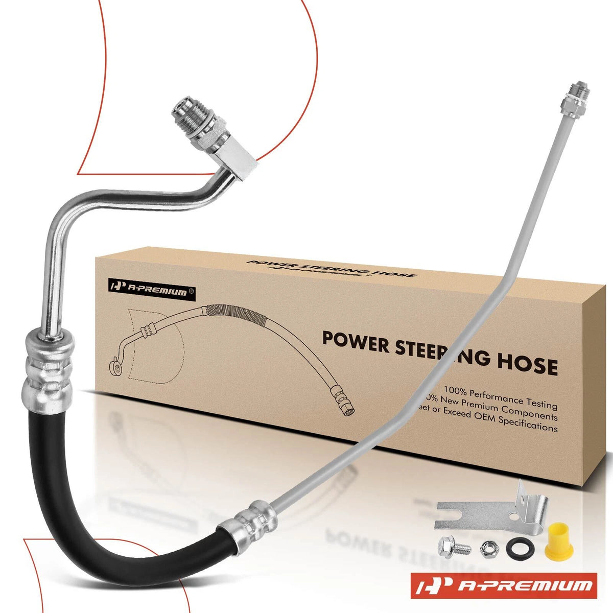 Power Steering Pressure Line Hose Assembly for Ford Taurus (1996–1998) F6DZ3A719A, 3401507