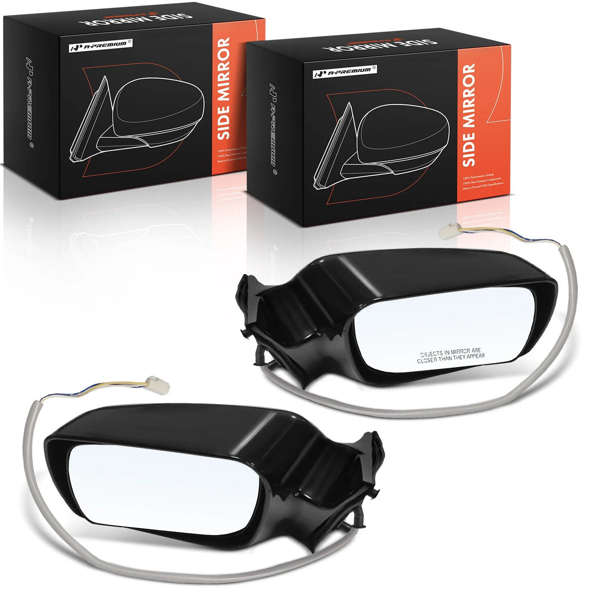 A-Premium Pair Power Mirrors for Toyota Avalon (2000–2004) 87940AC011, 87910AC011, TO1320164, TO1321164