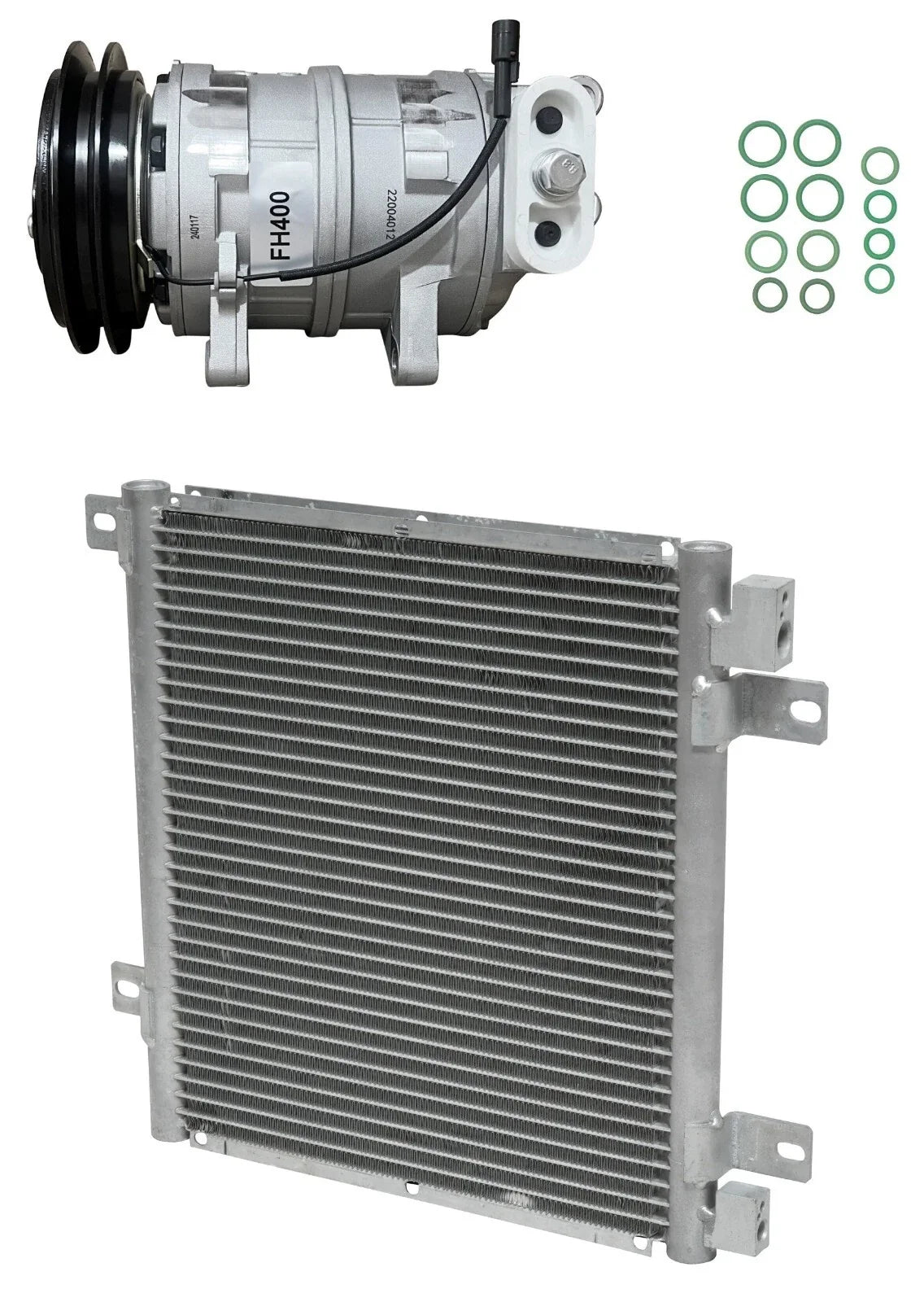 AC Compressor Kit With Condenser for Isuzu NPR 5.2L (2005–2005)