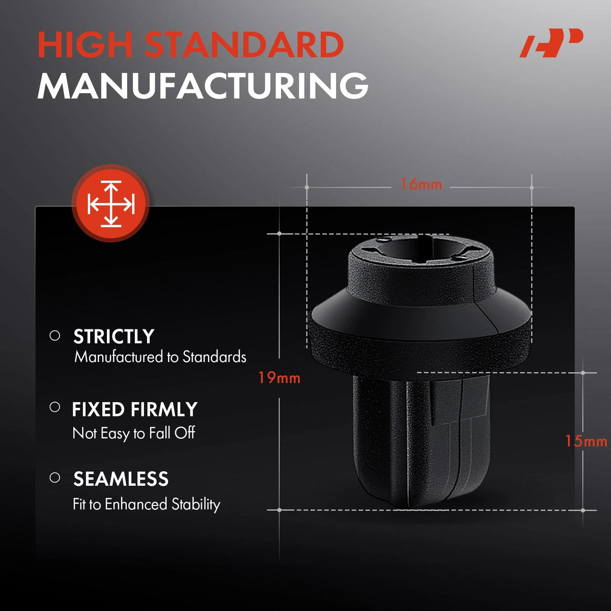 20Pcs License Plate Bracket Screw Grommet Clip for Mercedes-Benz (A0009983685, 000-998-36-85, 25427)