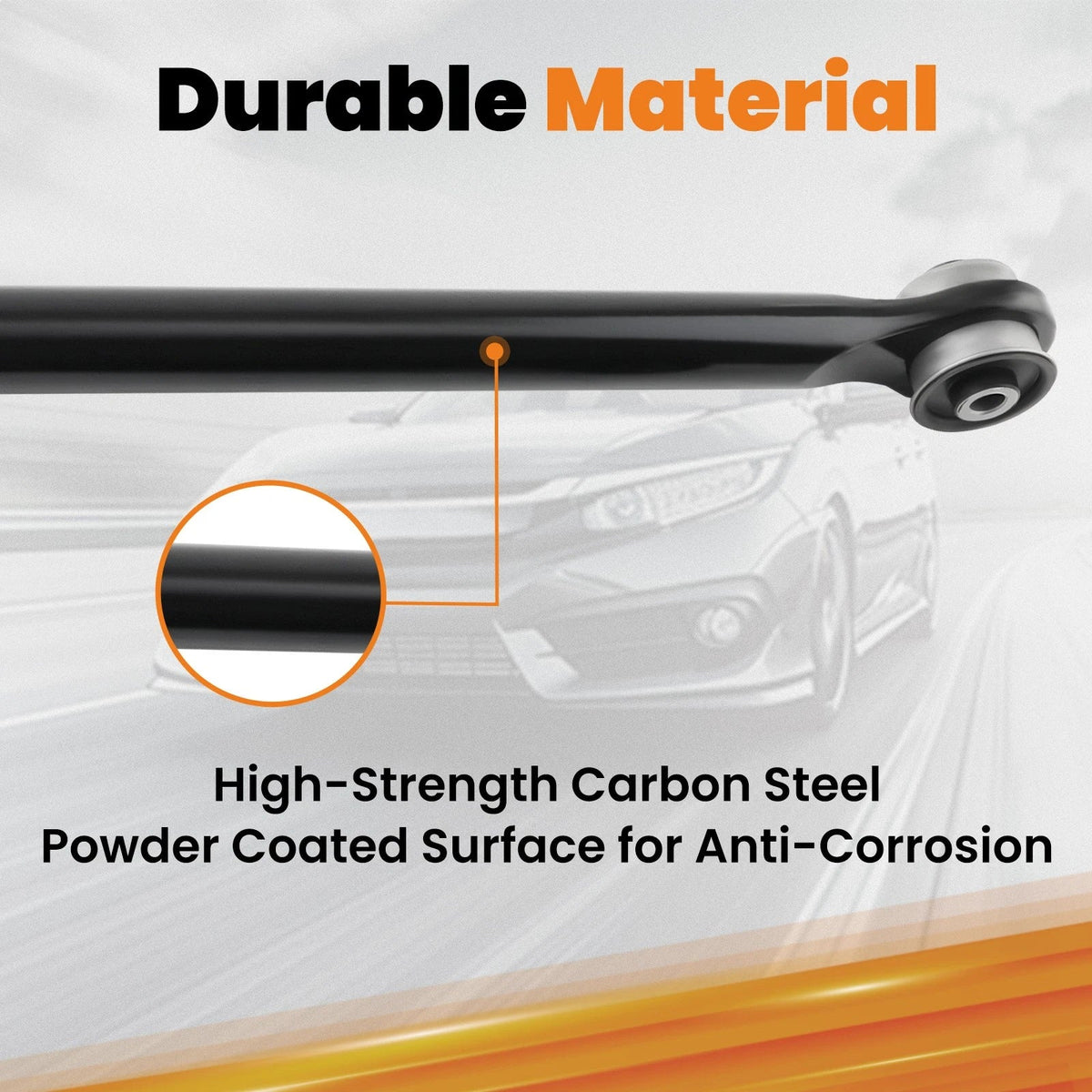 Forged Rear Adjustable Control Arms Track Bar for Ram 2500 4WD (2014–2024)