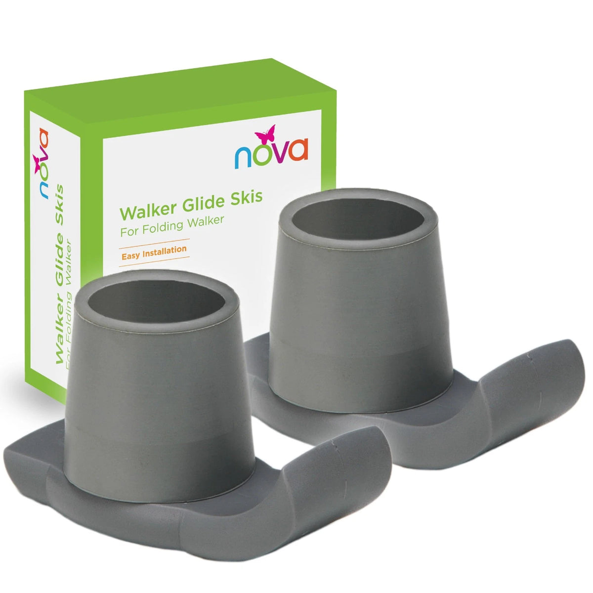 2X Walker Glide Skis for NOVA Medical Products (Universal)