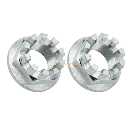 Rear Wheel Axle Nuts w/ Pin for Honda ATV Foreman 400 450 500 520 (1998–2009) #90304-HM7-A10