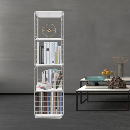 4-Tier Rotating Bookshelf for Bedroom Living (360° Rotating)
