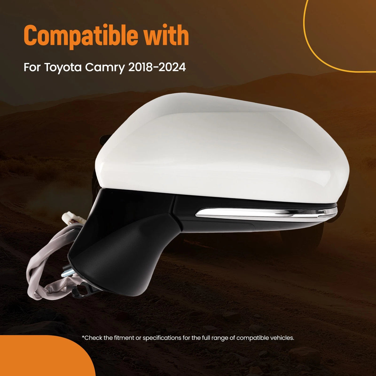 Heated Rear View Mirror for Toyota Camry (2018–2020) 8794006840, 56YVQH, TO1320368