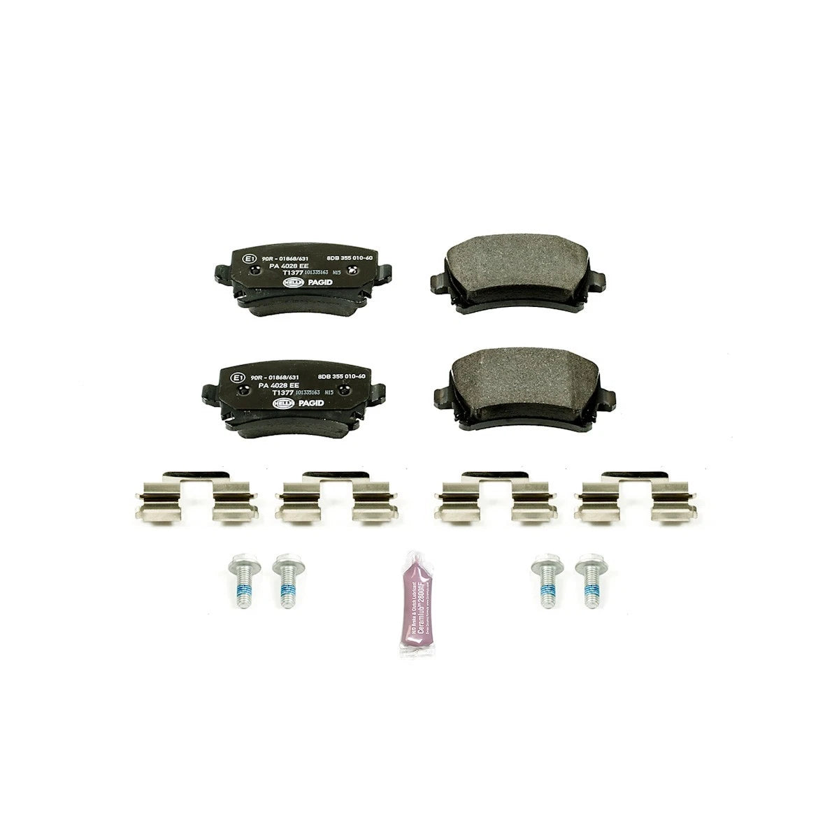 2X Brake Pad Set for VW GTI CC (2010–2021) ESP1060