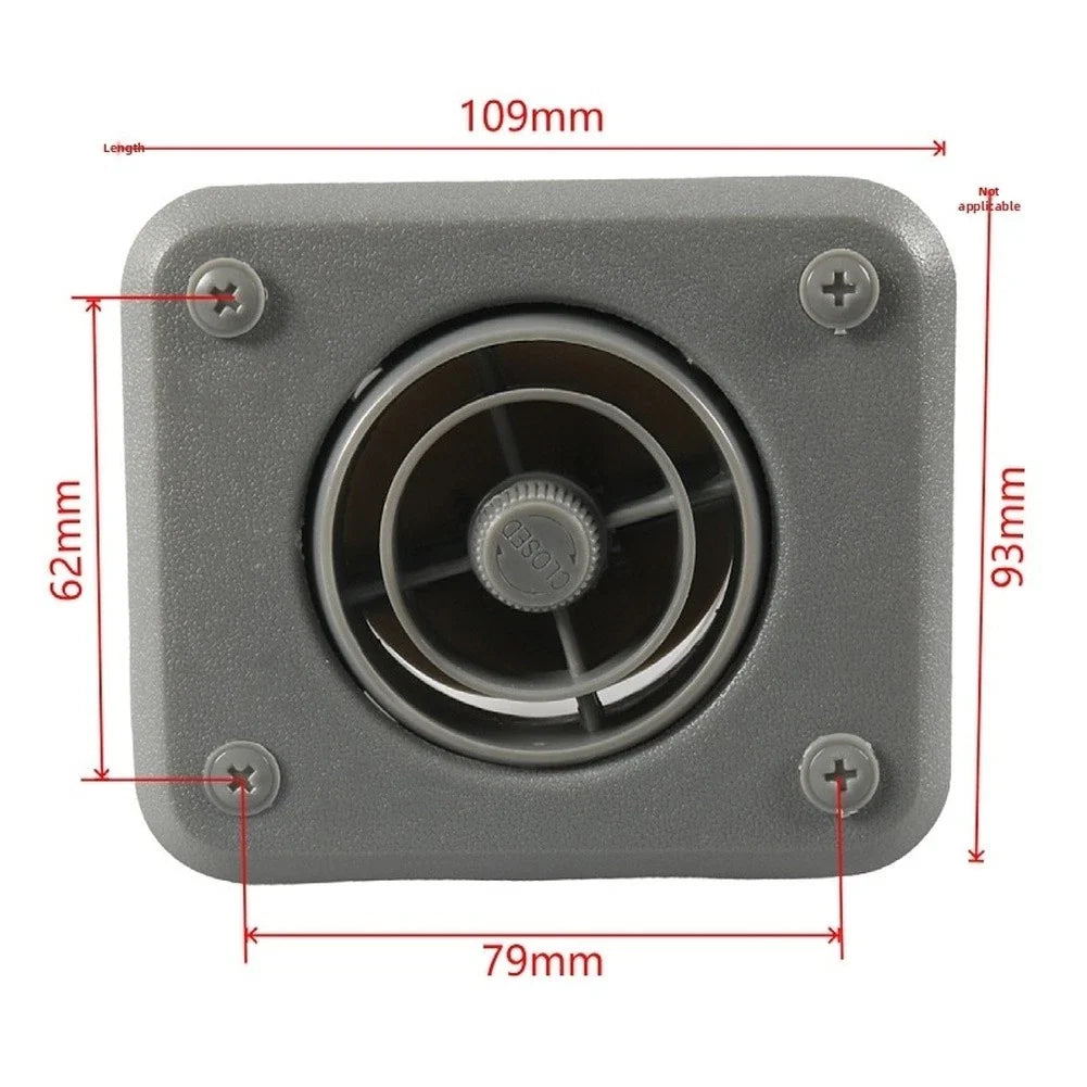Round Adjustable AC Knob for Yacht RV Construction Vehicle