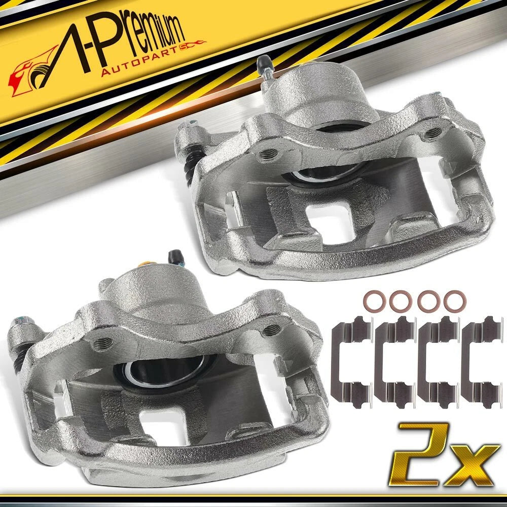 A-Premium Pair Front Brake Calipers for Nissan Versa (2009–2011) 410013U80A, 41001JJ40A, 410113U80A, 41011JJ40A, 19-B3430