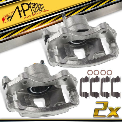 A-Premium Pair Front Brake Calipers for Nissan Versa (2009–2011) 410013U80A, 41001JJ40A, 410113U80A, 41011JJ40A, 19-B3430