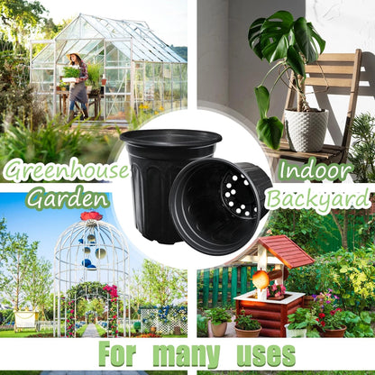 60 Pack 7 Inch Nursery Plant Pots for Various Uses (No Specific Years)