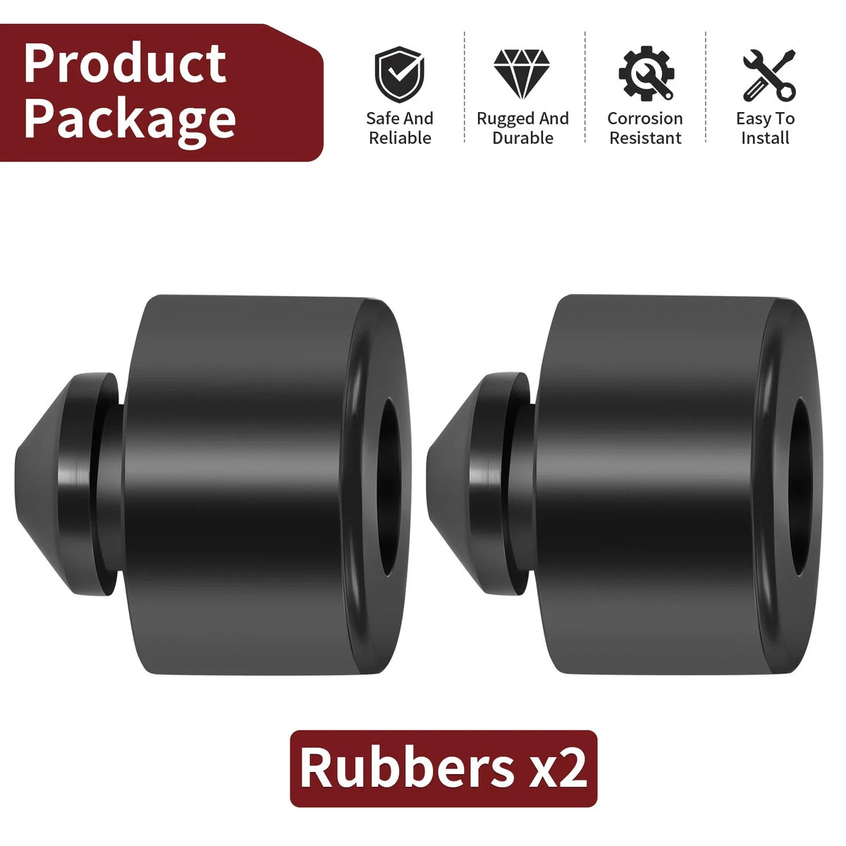 2X Frame Fender Seat Rubbers for Honda Talon 1000R 1000RS 1000X 1000XS 1000X-4