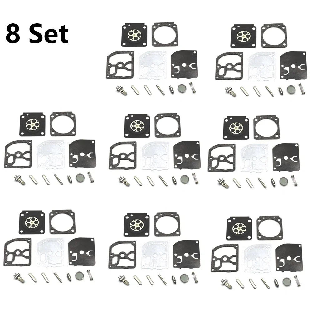 8x Carburetor Repair Kit for Zama RB-130 Husqvarna 570 575XP 576XP (–)