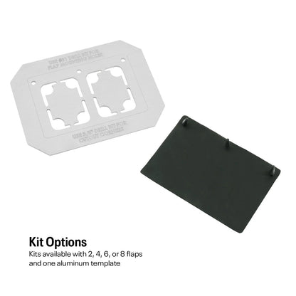 Set of 4 Rubber Bypass Flaps for Fan Shroud (91015614-4)