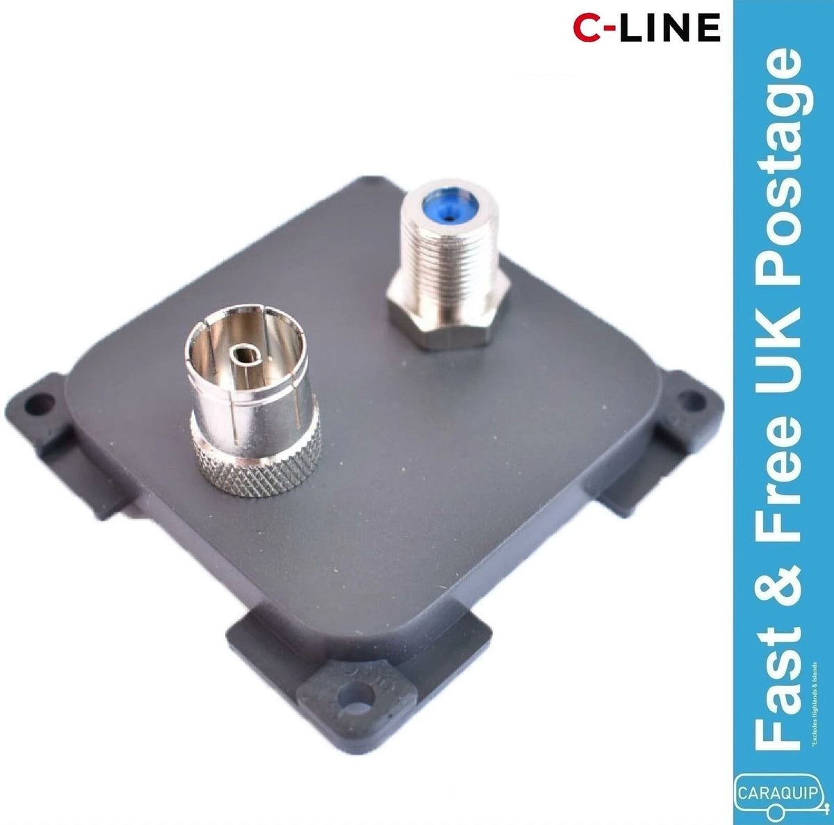 C-Line Aerial Socket Outlet for VW Caravan Motorhome (PO254)