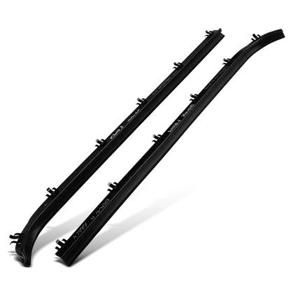 2X Weatherstrip Seals Outer Window for Ford E-150 Econoline (E9UZ1521453A, E9UZ1521452, KF2013)