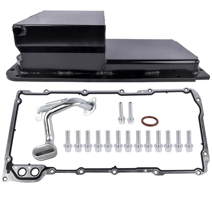 Front Sump Oil Pan Kit for GM LS LS1 LS2 LS3 LS6 (81004-BK-F)