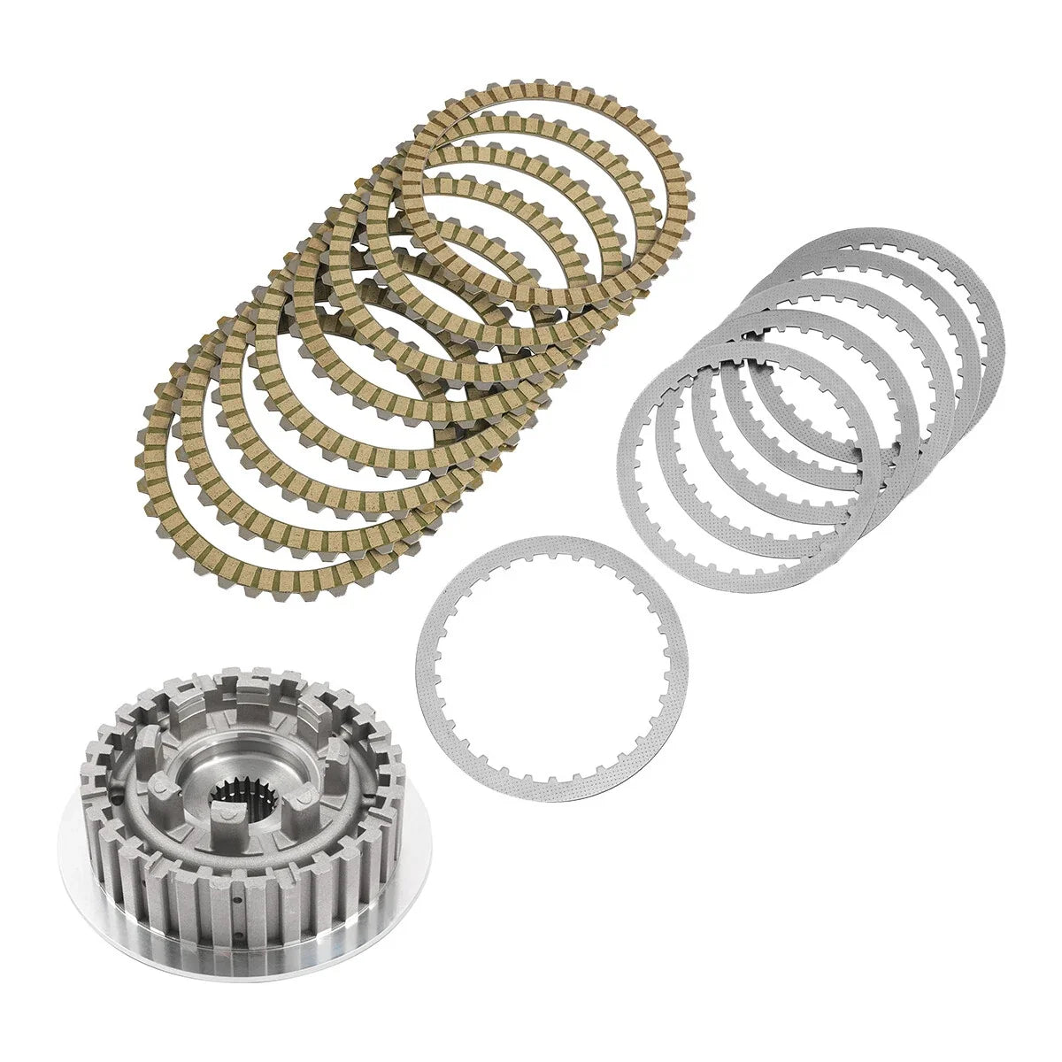 Friction Steel Clutch Plates Hub for Harley Sportster XL883 XL1200 X48 (2004–2022)