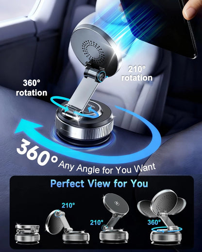 MagSafe Car Mount Charger for Fast Charging (15W) Wireless Black