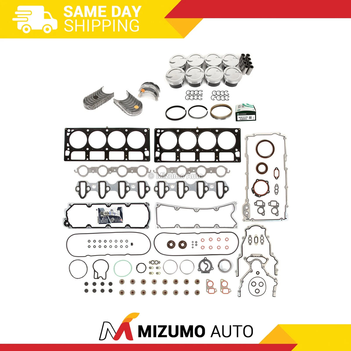 Full Gasket Set for Hummer H2 (2006–2007) MA-9761321375, HS26192PT-2, HS26192PT-4
