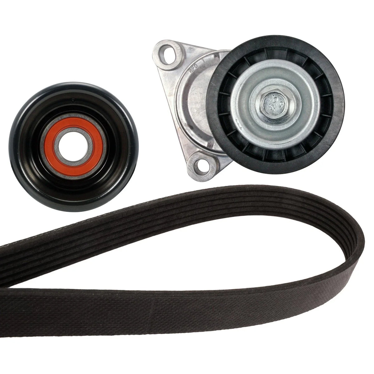 Drive Belt Idler Pulley Tensioner Kit for Mazda 6 i (2003–2005) L4 2.3L
