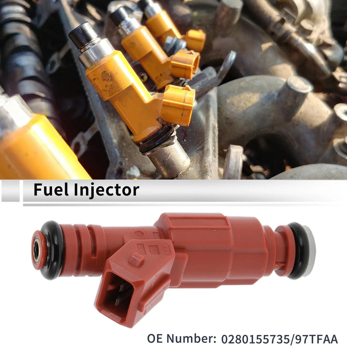 Fuel Injector No.0280155735 for Ford Explorer 4.0 (1997–1998)