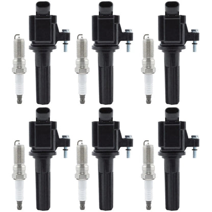 Ignition Coil and Spark Plug Kit for Chevy Trailblazer Saab 9-7x (2002–2009)