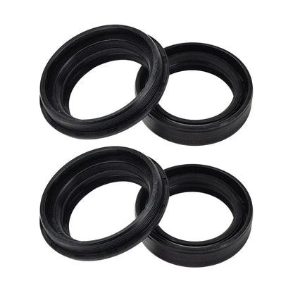 Set of 2 Front Fork Oil Dust Seals Kit for Kawasaki Ninja 250R 500 500R