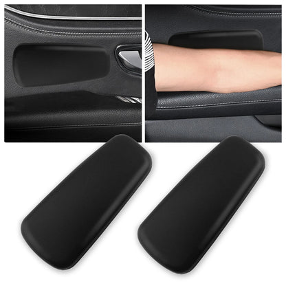 2X Elbow Pad Arm Rest for Car (6.892.950.98 inch, Black)