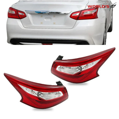 Set of 2 Outer Tail Light Brake Lamps for Nissan Altima (2016–2018)