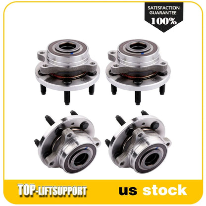 Set of 4 Wheel Bearing Hub Assembly for Ford Taurus, Flex, Lincoln MKS, MKT