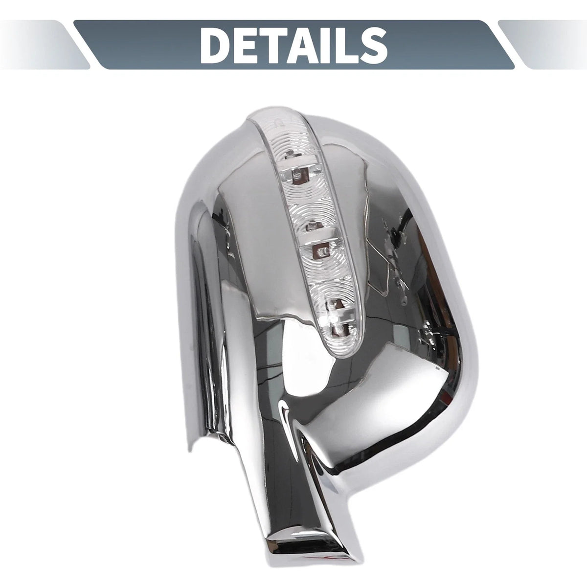 Pair Rearview Mirror Cover Overlay Chrome for Mercedes-Benz M Class (1998–2005)