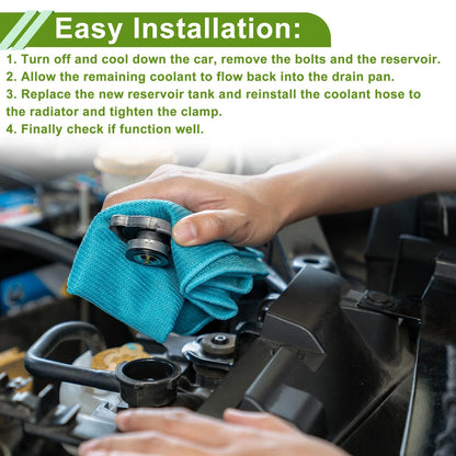 Coolant Expansion Overflow Tank w/ Cap No.2055000049 for Mercedes-Benz C300 C43 (2015–2020)