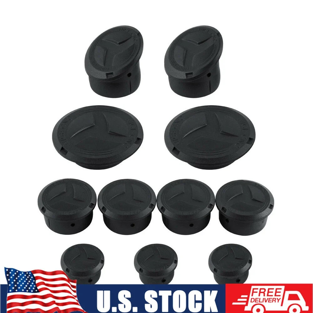 11PCS Frame Hole Caps for BMW R1250GS/R1250GS Adventure (2019–2023)