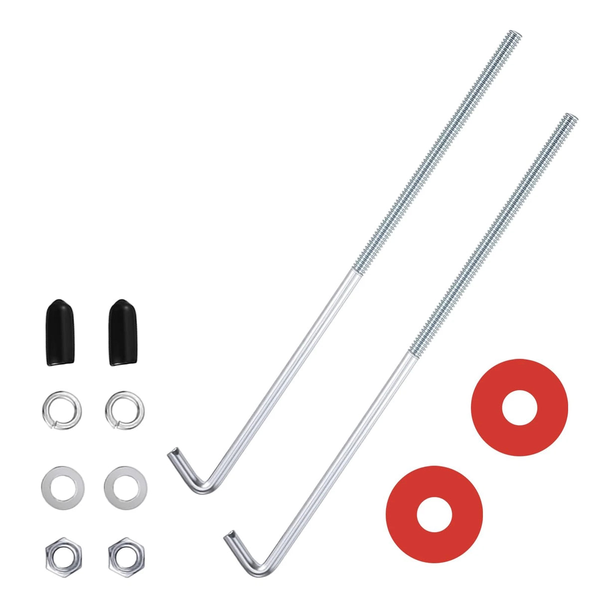 10 Inch Car Battery Hold Down Bolt Kit for Universal Fit (10.000.230.23 inch)