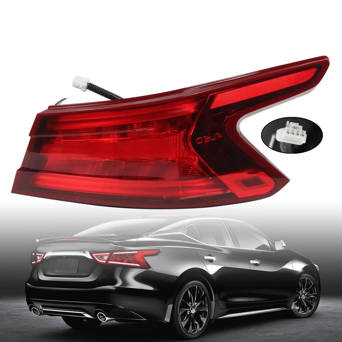 Passenger Side Tail Light Assembly for Nissan Maxima (2016–2018) 26550-4RA1A, NI2805104
