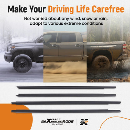 Window Weatherstrip Molding Trim Seal for Dodge Ram 1500/2500/3500 (2009–2023)