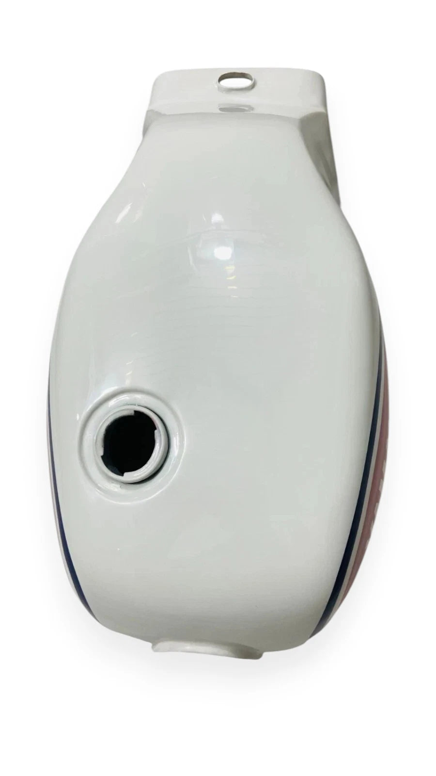 Gas Tank for Yamaha RZ350 31K YPVS (1983–1985) - White & Red Painted