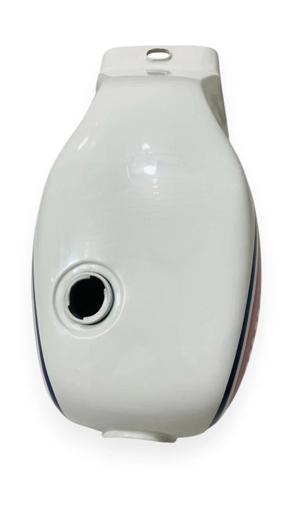 Gas Tank for Yamaha RZ350 31K YPVS (1983–1985) - White & Red Painted