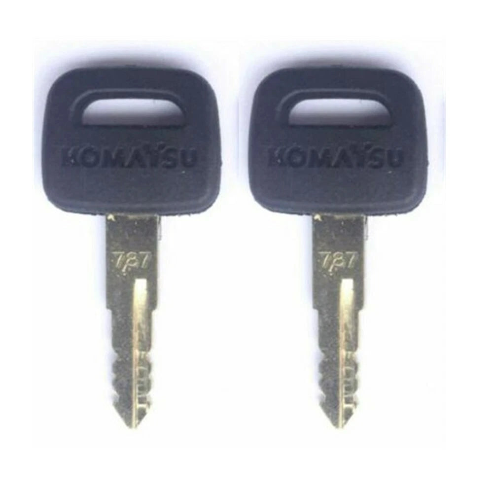 2 Keys for Komatsu Excavator Dozer Loader (787)