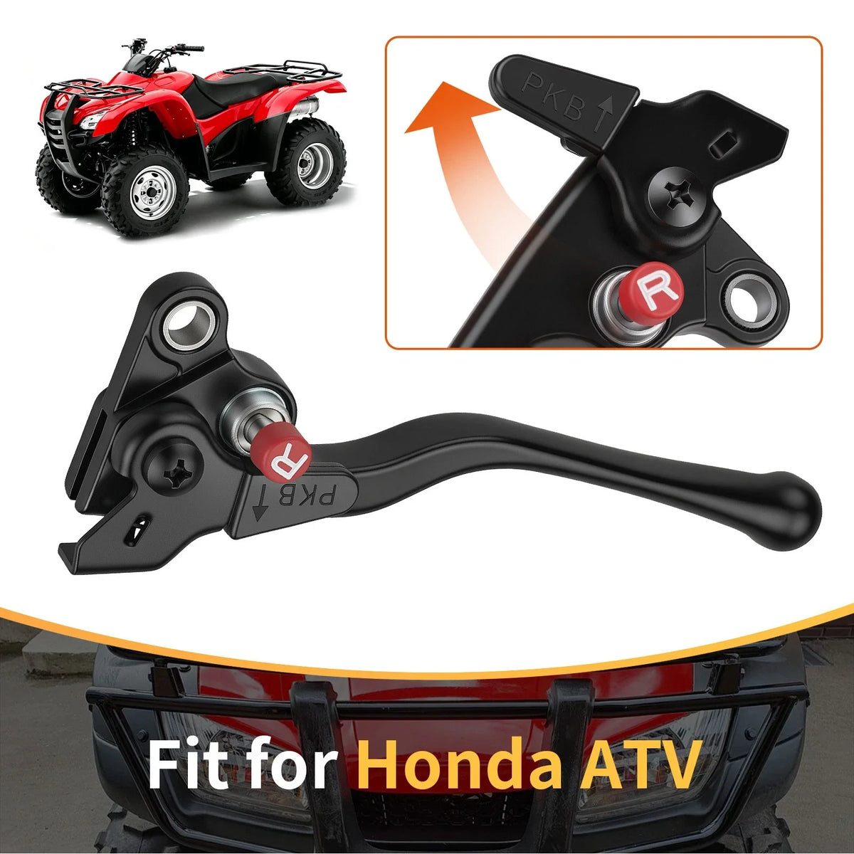 Left Hand Rear Brake Lever Parking Lock Assy for Honda ATC250SX (1985–1987)