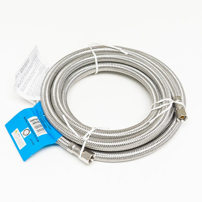 Stainless Steel Braided Water Connector for Ice Maker (120")